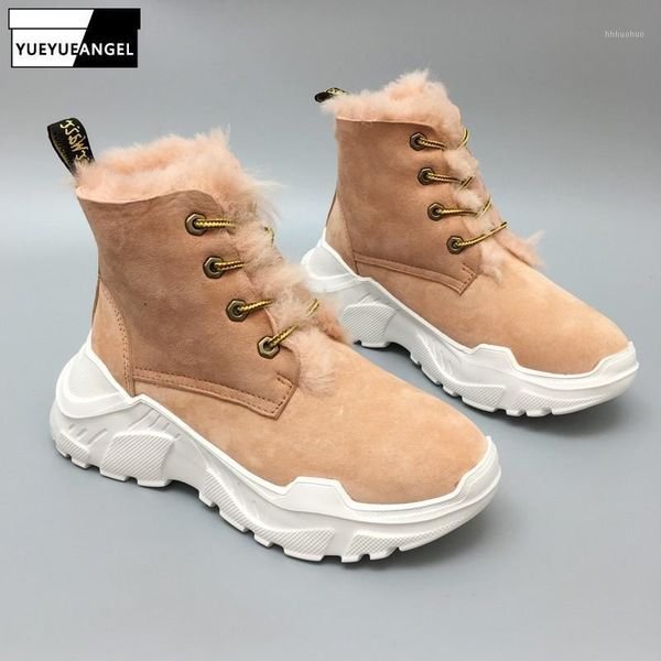 boots women winter sheepskin shearling snow wool lining thick platform shoes antisikid footwear increasing high ankle boots1, Black
boots women winter sheepskin shearling snow wool lining thick platform shoes antisikid footwear increasing high ankle boots1, Black