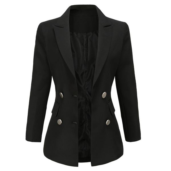 spring and autumn loose casual solid color suit collar cotton long sleeve women jacket kg-143, White;black
spring and autumn loose casual solid color suit collar cotton long sleeve women jacket kg-143, White;black
