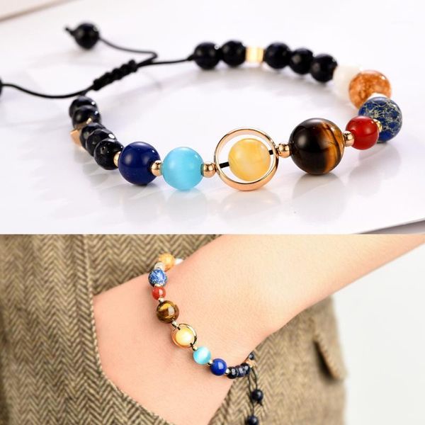 new design eight planets bead bracelet natural stone universe yoga chakra solar bracelet for men women prayer 2020 drop shipping1, Golden;silver
new design eight planets bead bracelet natural stone universe yoga chakra solar bracelet for men women prayer 2020 drop shipping1, Golden;silver
