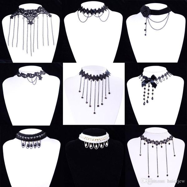 statement necklace gothic jewelry necklaces for women girls collar necklace, Blue;red
statement necklace gothic jewelry necklaces for women girls collar necklace, Blue;red