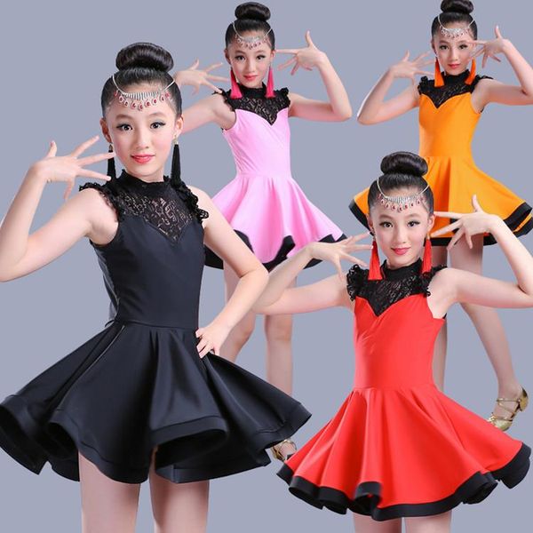 stage wear children's latin dance skirt practice clothes girls long sleeves satin autumn and winter clothing costumes, Black;red
stage wear children's latin dance skirt practice clothes girls long sleeves satin autumn and winter clothing costumes, Black;red