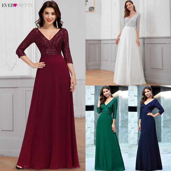 evening dresses ever pretty ep00751dg sequined 3/4 sleeve double v-neck a-line sparkle ladies party gowns robe de soiree 201204, Black;pink
evening dresses ever pretty ep00751dg sequined 3/4 sleeve double v-neck a-line sparkle ladies party gowns robe de soiree 201204, Black;pink