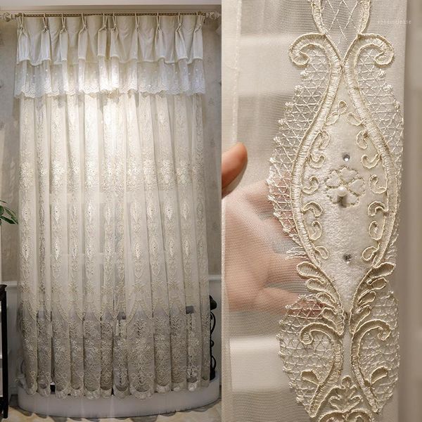 european and american high-quality luxury white embroidered voile curtain for living room windows villa tulle for bedroom ls1
european and american high-quality luxury white embroidered voile curtain for living room windows villa tulle for bedroom ls1