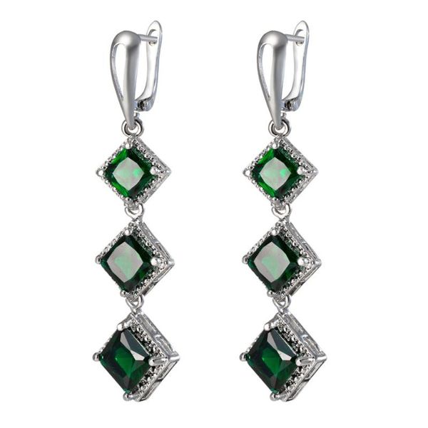 green dangle wedding earring trendy jewelry women's accessories brincos pendientes novidades earrings wholesale jewlery joyas, Silver
green dangle wedding earring trendy jewelry women's accessories brincos pendientes novidades earrings wholesale jewlery joyas, Silver