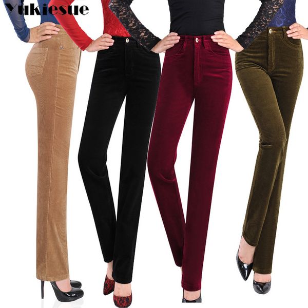 autumn women corduroy pants pantalon mujer high waist straight pants plus size 3xl casual sweatpants trousers loose pants female 1017, Black;white
autumn women corduroy pants pantalon mujer high waist straight pants plus size 3xl casual sweatpants trousers loose pants female 1017, Black;white