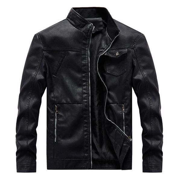 mens leather jackets autumn casual coats solid motorcycle bomber jacket men stand collar coat male military pu leather jackets, Black;brown
mens leather jackets autumn casual coats solid motorcycle bomber jacket men stand collar coat male military pu leather jackets, Black;brown