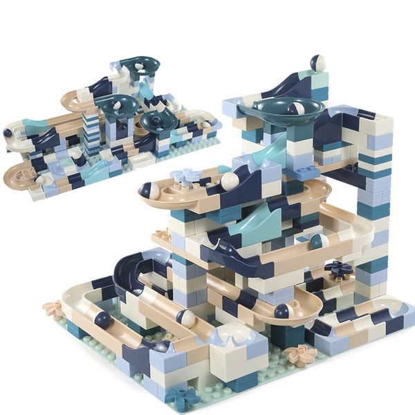 80-360 pcs marble race run block compatible duploed building blocks funnel slide blocks diy bricks toys for children 1008
80-360 pcs marble race run block compatible duploed building blocks funnel slide blocks diy bricks toys for children 1008
