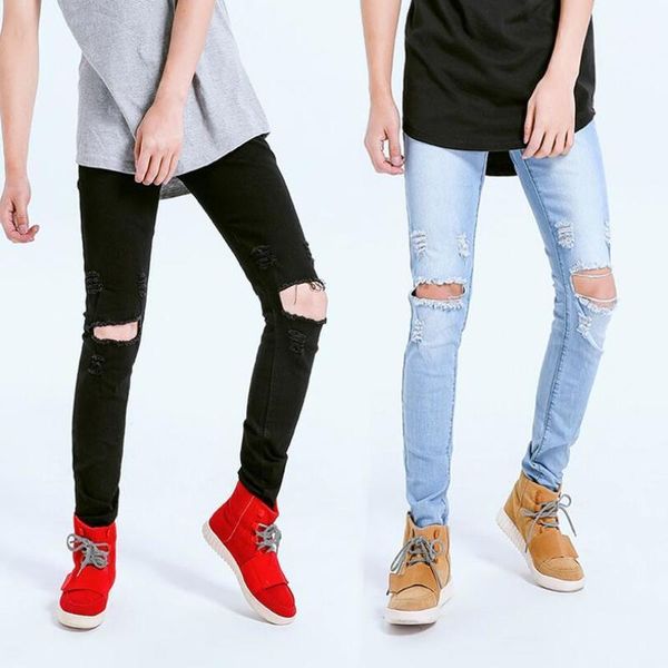 hole hip-hop jeans men's skinny stretch fashion large size casual pants men's cotton slim denim pencil pants1, Blue
hole hip-hop jeans men's skinny stretch fashion large size casual pants men's cotton slim denim pencil pants1, Blue