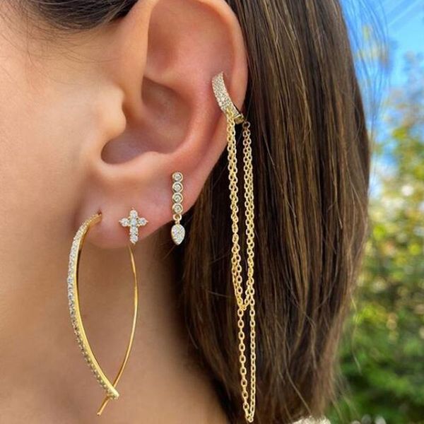 hoop & huggie uilz fashion simple earrings dangle hanging women for jewelry gift uel2271, Golden;silver
hoop & huggie uilz fashion simple earrings dangle hanging women for jewelry gift uel2271, Golden;silver