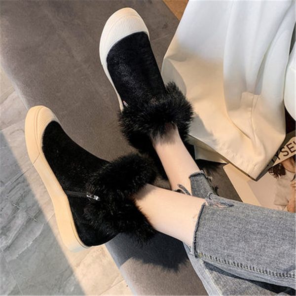 wool 2021 new heavy winter korean short boots women's cotton shoes thick soles 5zow, Black
wool 2021 new heavy winter korean short boots women's cotton shoes thick soles 5zow, Black