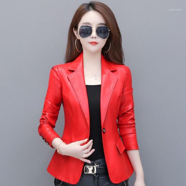 5xl women red faux leather blazers large plus size female slim fashionable black pu leather jacket oversize yellow short coat1
5xl women red faux leather blazers large plus size female slim fashionable black pu leather jacket oversize yellow short coat1