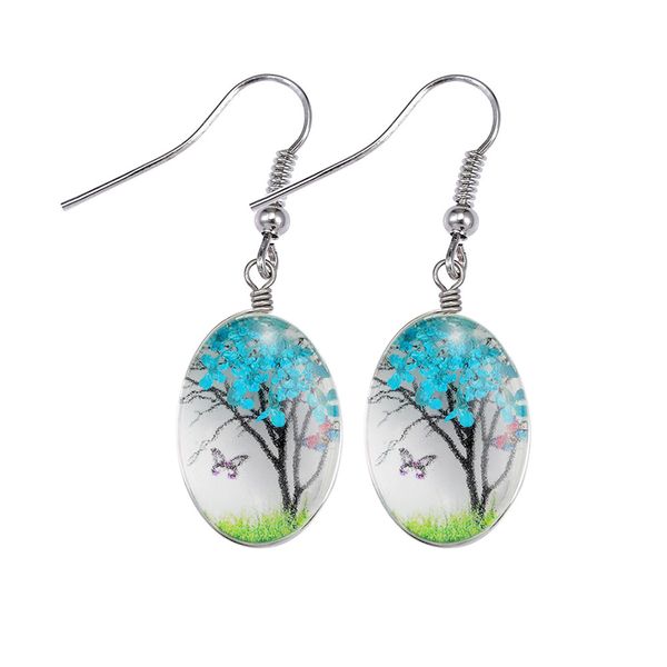 fashion fresh dried flower charms earrings life trees dangle earring glass oval ball drop ear creative jewelry gift, Golden
fashion fresh dried flower charms earrings life trees dangle earring glass oval ball drop ear creative jewelry gift, Golden