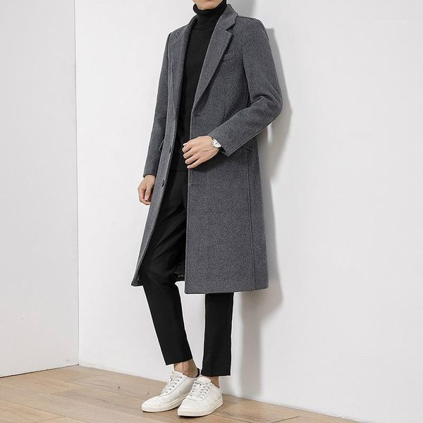 men's wool & blends men winter loose coat oversize mens long sleeve gray woolen blend cotton business windbreaker overcoat 4xl1, Black
men's wool & blends men winter loose coat oversize mens long sleeve gray woolen blend cotton business windbreaker overcoat 4xl1, Black