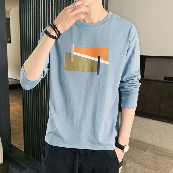 2021 sleeve men's long spring and new style autumn trend underwear on the base shirt of clothes in popula y9r4, White;black
2021 sleeve men's long spring and new style autumn trend underwear on the base shirt of clothes in popula y9r4, White;black