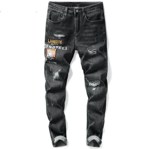 21ss men's brand designers jeans distressed ripped slim fit biker denim pants mens leisure fashion jeans kve, Blue
21ss men's brand designers jeans distressed ripped slim fit biker denim pants mens leisure fashion jeans kve, Blue