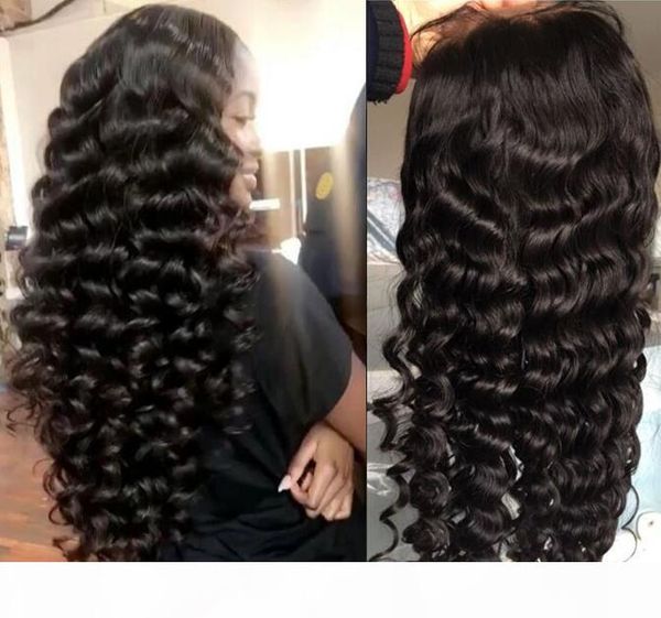 360 lace wig deep wave curl 180% density preplucked hairline brazilian human hair 360 lace frontal wigs with baby hair ing, Black;brown
360 lace wig deep wave curl 180% density preplucked hairline brazilian human hair 360 lace frontal wigs with baby hair ing, Black;brown