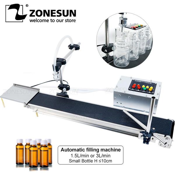 zonesun cnc single head automatic filling machine liquid filler high precision temperature heat resistance with conveyor belt
zonesun cnc single head automatic filling machine liquid filler high precision temperature heat resistance with conveyor belt