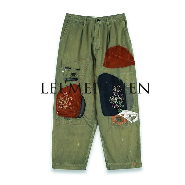 leimeichen high quali embroidered ripped jeans streetwear high street couple casual straight pants retro jeans men trousersht121, Blue
leimeichen high quali embroidered ripped jeans streetwear high street couple casual straight pants retro jeans men trousersht121, Blue