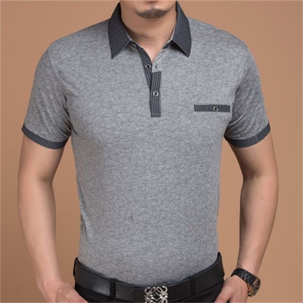 2020 new summer homme mens short sleeve lapel middle-aged male cotton mercerized men's casual polo shirts dad clothes, White;black
2020 new summer homme mens short sleeve lapel middle-aged male cotton mercerized men's casual polo shirts dad clothes, White;black