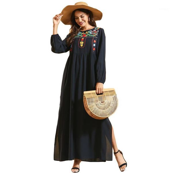 new black abaya muslim women embroidery long maxi dress turkish kaftan pleated side slit party gown jilbab robe islamic clothing1, Red
new black abaya muslim women embroidery long maxi dress turkish kaftan pleated side slit party gown jilbab robe islamic clothing1, Red