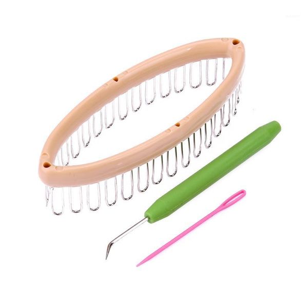 1set knitting loom craft diy weaving tools for sock scarf hat weaver needle household sewing knitting tool accessories1, Black
1set knitting loom craft diy weaving tools for sock scarf hat weaver needle household sewing knitting tool accessories1, Black