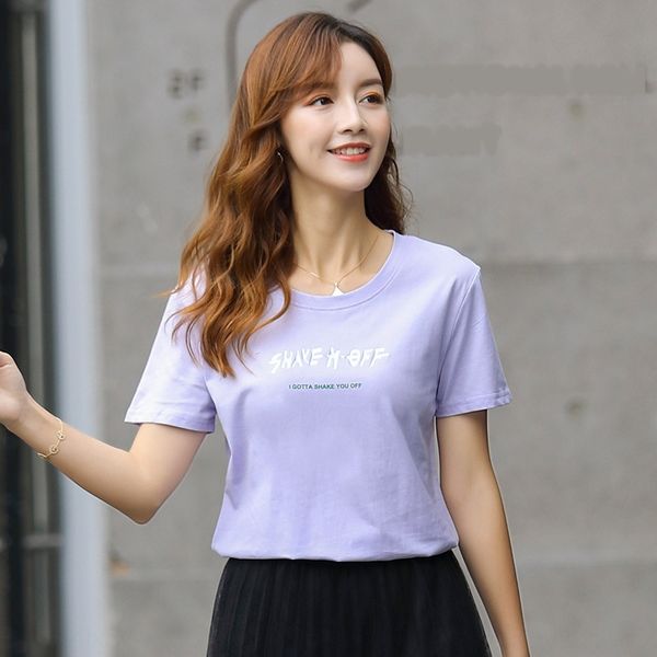 women's 2020 new pure cotton t-shirt super fire cec short sleeve women's summer hong kong style loose and versatile t-shirt with f, White
women's 2020 new pure cotton t-shirt super fire cec short sleeve women's summer hong kong style loose and versatile t-shirt with f, White