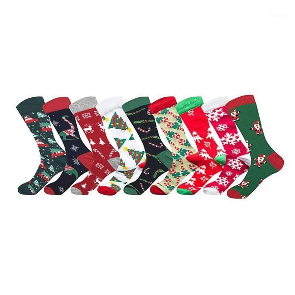 men women fashion christmas print socks cotton middle tube socks stockings 1pair xmas gift for friend santa print soft cute sock1, Black
men women fashion christmas print socks cotton middle tube socks stockings 1pair xmas gift for friend santa print soft cute sock1, Black