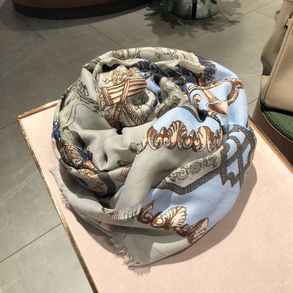 silk spring versatile fashion thin shawl baroque long scarf women winter, Blue;gray
silk spring versatile fashion thin shawl baroque long scarf women winter, Blue;gray