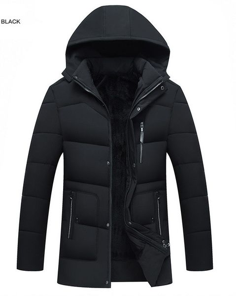 brand men's cotton padded clothes warm overcoat for male jacket hooded outer wear solid color clothing garment kg-387, Black
brand men's cotton padded clothes warm overcoat for male jacket hooded outer wear solid color clothing garment kg-387, Black
