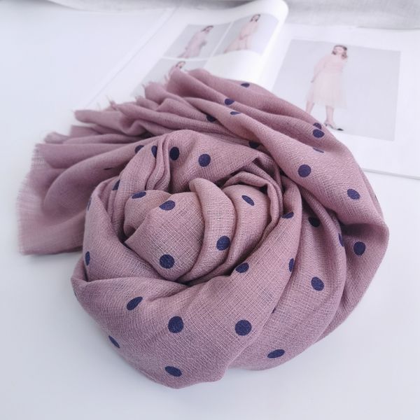 vipwinter version women's wave versatile bib korean point students' scarf literature art warm polka dot light purple shawl simple, Blue;gray
vipwinter version women's wave versatile bib korean point students' scarf literature art warm polka dot light purple shawl simple, Blue;gray