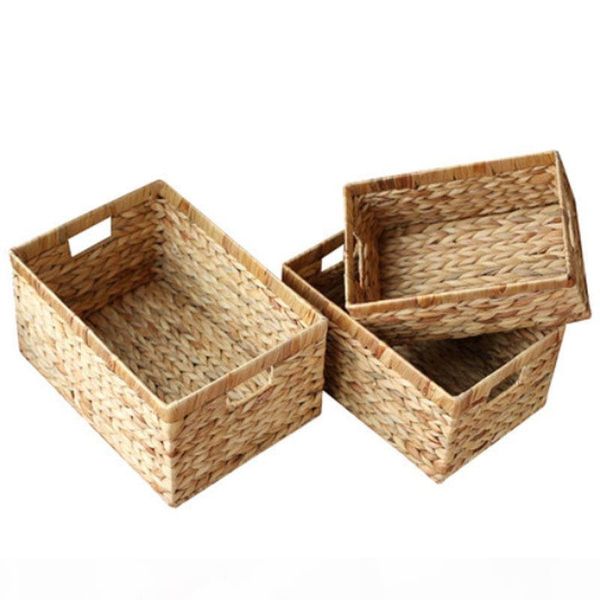 containers natural water hyacinth rectangular storage bins organizer box metal frame woven straw baskets panier t200602
containers natural water hyacinth rectangular storage bins organizer box metal frame woven straw baskets panier t200602