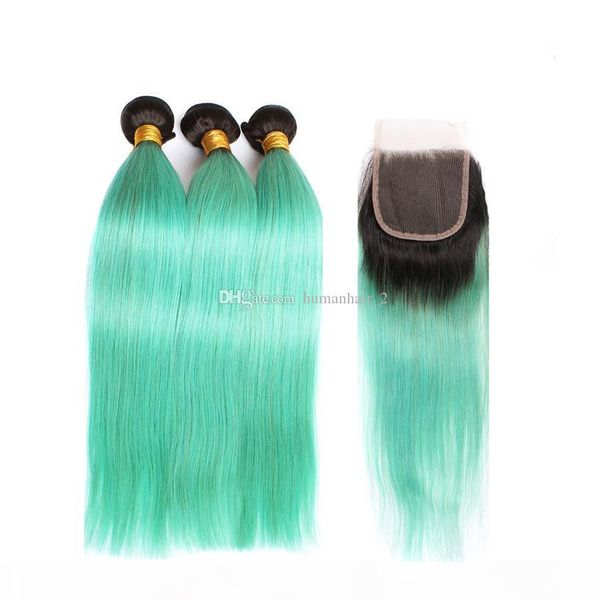 straight green human hair bundles with lace closure malaysian virgin hair two tone black to green ombre green lace closure with bundles, Black;brown
straight green human hair bundles with lace closure malaysian virgin hair two tone black to green ombre green lace closure with bundles, Black;brown