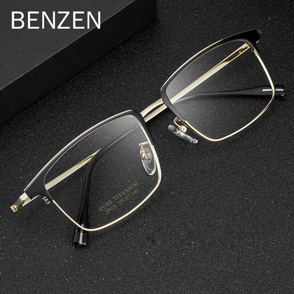 fashion sunglasses frames benzen titanium myopia prescription glasses frame men square optical eyeglasses ultralight eyewear for male 5313, Black
fashion sunglasses frames benzen titanium myopia prescription glasses frame men square optical eyeglasses ultralight eyewear for male 5313, Black