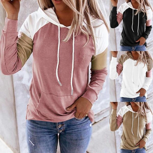 women's hoodies & sweatshirts 2021 women casual cotton long sleeve color block drawsting hooded pocket sweatshirt pullovers clothes fo, Black
women's hoodies & sweatshirts 2021 women casual cotton long sleeve color block drawsting hooded pocket sweatshirt pullovers clothes fo, Black