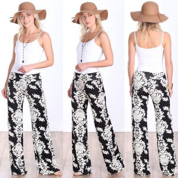 women's pants & capris women beach wide leg plus size loose high waist 2021 summer vintage print trousers ladies clothing#j301, Black;white
women's pants & capris women beach wide leg plus size loose high waist 2021 summer vintage print trousers ladies clothing#j301, Black;white