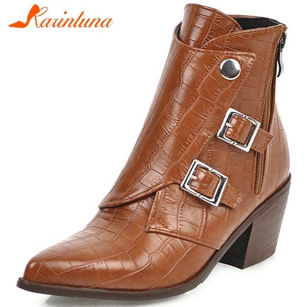 boots karin plus size 33-48 female 2021 fashion pointed toe chunky high heels buckle women ankle shoes, Black
boots karin plus size 33-48 female 2021 fashion pointed toe chunky high heels buckle women ankle shoes, Black