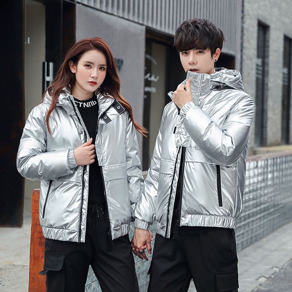 winter couple's puffer jackets short white duck down coats for men & women hooded warm shining streetwear lovers parkas jk-919, Black
winter couple's puffer jackets short white duck down coats for men & women hooded warm shining streetwear lovers parkas jk-919, Black