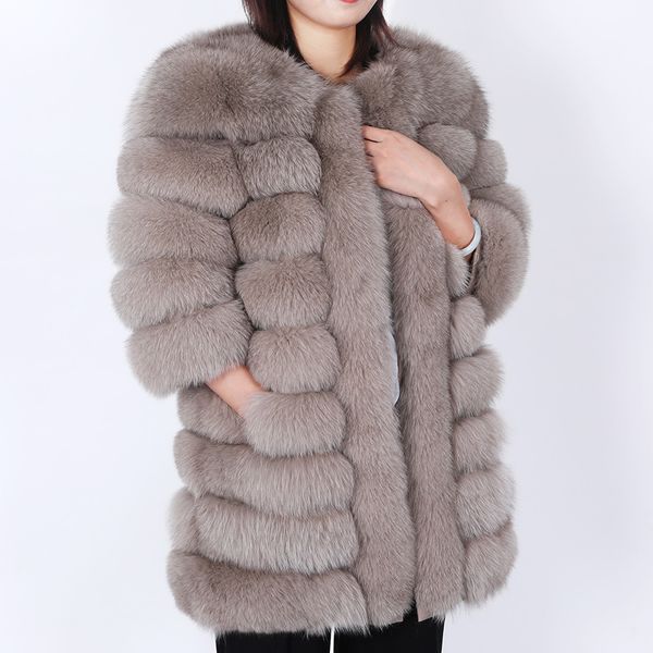 long real fox fur coats женщины 2020 зимней мода natural skin всего подлинного воротник шинель шерсти fox куртка с мехом, Black
long real fox fur coats женщины 2020 зимней мода natural skin всего подлинного воротник шинель шерсти fox куртка с мехом, Black