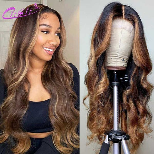 lace wigs blonde highlight front human hair brazilian body wave wig 30 inch 13x4 frontal 150%, Black;brown
lace wigs blonde highlight front human hair brazilian body wave wig 30 inch 13x4 frontal 150%, Black;brown