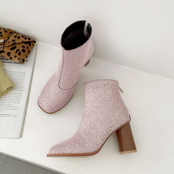 women's 2021 size 22-28 in european and buckles of sequined for women winter boots 205w, Black
women's 2021 size 22-28 in european and buckles of sequined for women winter boots 205w, Black