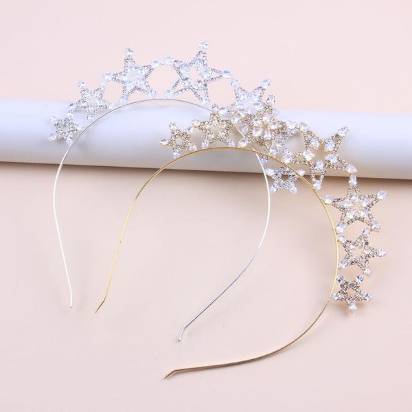 luxury jewelry star cubic zirconia headband hair piece for women bridal tiara hair crown wedding head accessories, Golden;silver
luxury jewelry star cubic zirconia headband hair piece for women bridal tiara hair crown wedding head accessories, Golden;silver