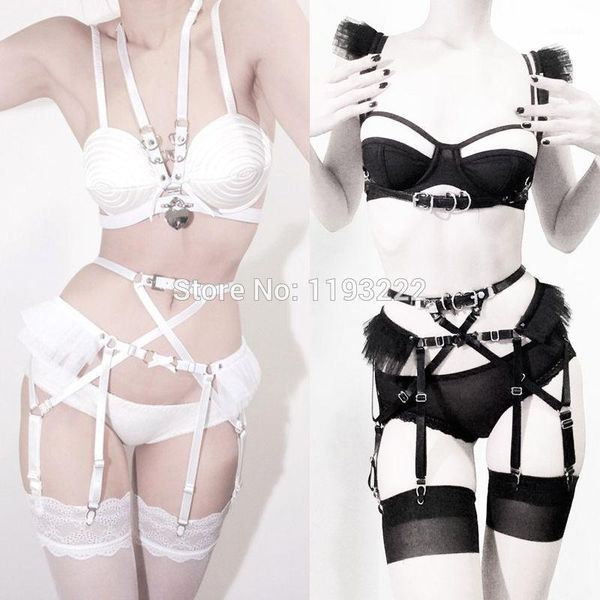 women handmade punk gothic lolita lace harajuku cincher elastic waist belt corset underbust body bondage cage sculpting harness1, Black;white
women handmade punk gothic lolita lace harajuku cincher elastic waist belt corset underbust body bondage cage sculpting harness1, Black;white