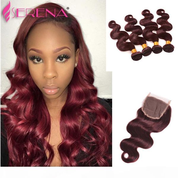 brazilian virgin hair with closure body wave 99j loose wave with closure crochet braid human hair bundles burgundy wine red 4bundles closure, Black;brown
brazilian virgin hair with closure body wave 99j loose wave with closure crochet braid human hair bundles burgundy wine red 4bundles closure, Black;brown