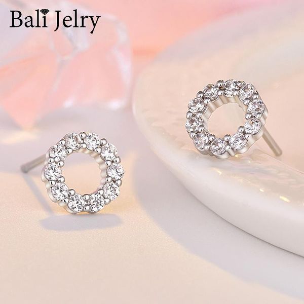 bali jelry charm earrings silver 925 jewelry round zircon gemstone stud earring fashion accessories for women wedding engagement, Golden;silver
bali jelry charm earrings silver 925 jewelry round zircon gemstone stud earring fashion accessories for women wedding engagement, Golden;silver
