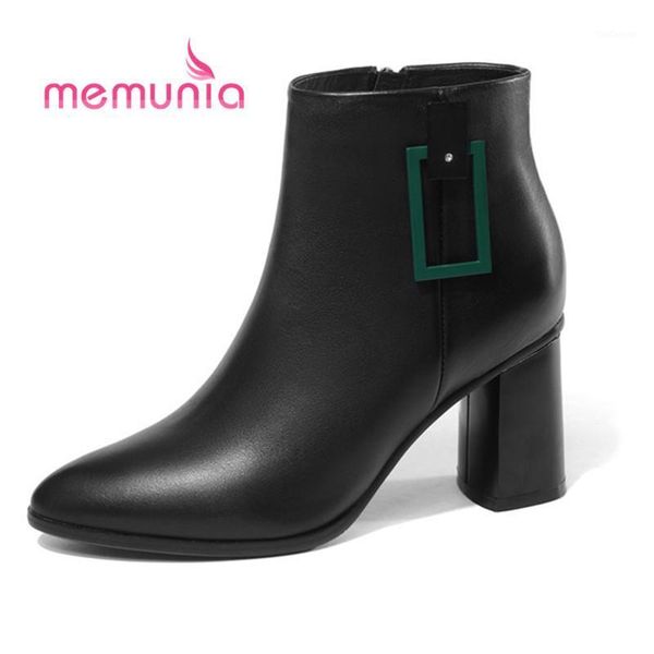 boots memunia ankle 2021 simple buckle fashion high heels pointed toe winter female genuine leather1, Black
boots memunia ankle 2021 simple buckle fashion high heels pointed toe winter female genuine leather1, Black