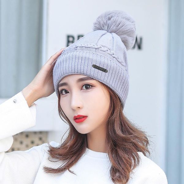beanie/skull caps fashion elegant wool thick warm winter hats for women cotton cap 2021 brand knitted skullies beanies gorros mujer, Blue;gray
beanie/skull caps fashion elegant wool thick warm winter hats for women cotton cap 2021 brand knitted skullies beanies gorros mujer, Blue;gray