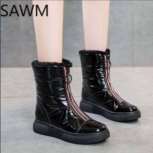 thicken plush waterproof snow boots women's short boots 2020 new wild joker white botties warm winter shoes black front zip
thicken plush waterproof snow boots women's short boots 2020 new wild joker white botties warm winter shoes black front zip