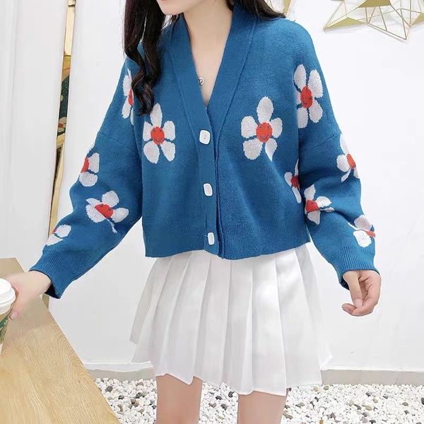 sweater women's fall 2020 new loose cardigan outer wear short knitting winter sweater women cropped cardigan, White;black
sweater women's fall 2020 new loose cardigan outer wear short knitting winter sweater women cropped cardigan, White;black
