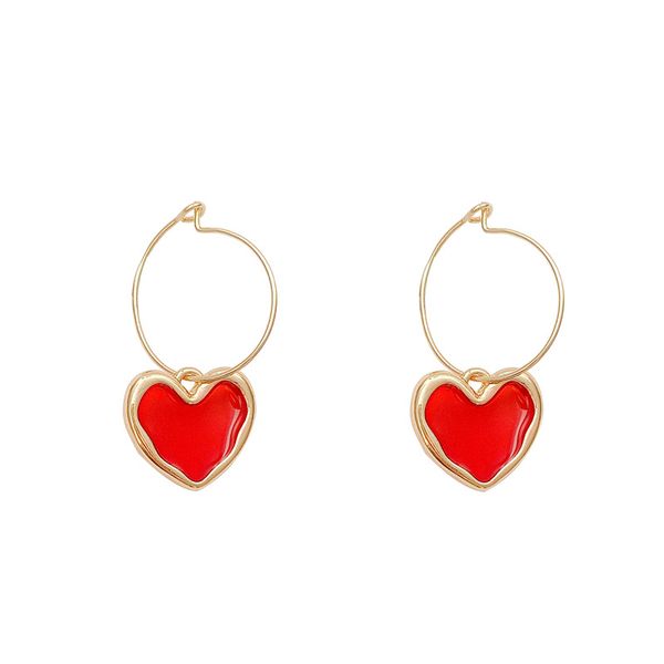 fashion love earrings female trend wild temperament personality earrings simple earrings, Silver
fashion love earrings female trend wild temperament personality earrings simple earrings, Silver