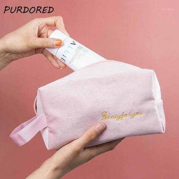 cosmetic bags & cases purdored 1 pc portable solid bag neceser women wash neutral make up organizer bathroom cosmetiquera1
cosmetic bags & cases purdored 1 pc portable solid bag neceser women wash neutral make up organizer bathroom cosmetiquera1